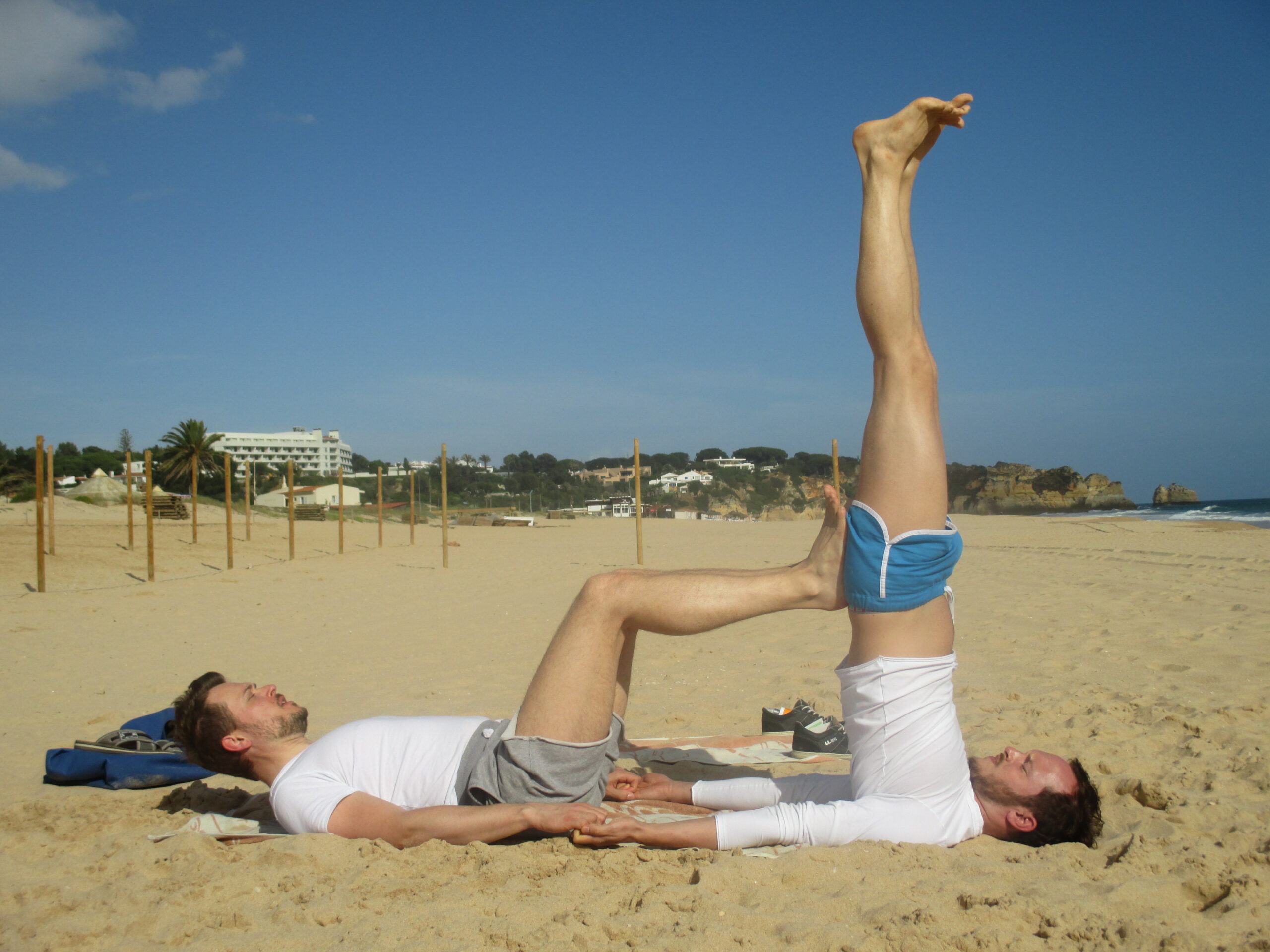 Yoga am Strand